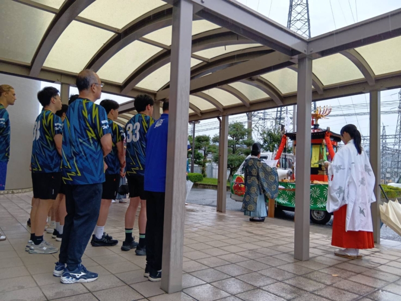 柴神社に御祈祷いただきました。